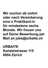 Praktium/Job Inserat